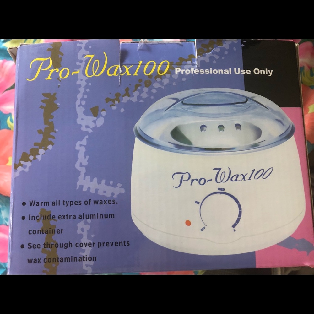 Pro Wax wax melted, sticks, and wax